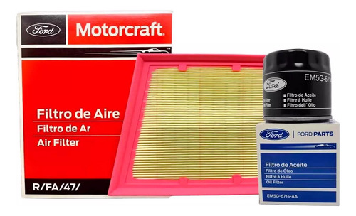 Kit Filtros De Aceite + Aire Ford Fiesta 1.6 Original Ford