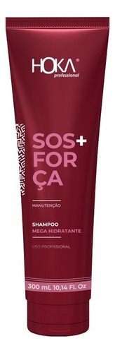 Shampoo Mega Hidratante Sos Força 300ml Hoka Professional