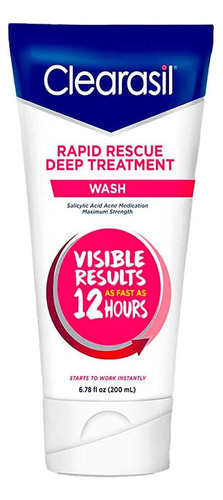 Clearasil Rapid Rescue Lavado De Tratamiento Profundo, 6.78.