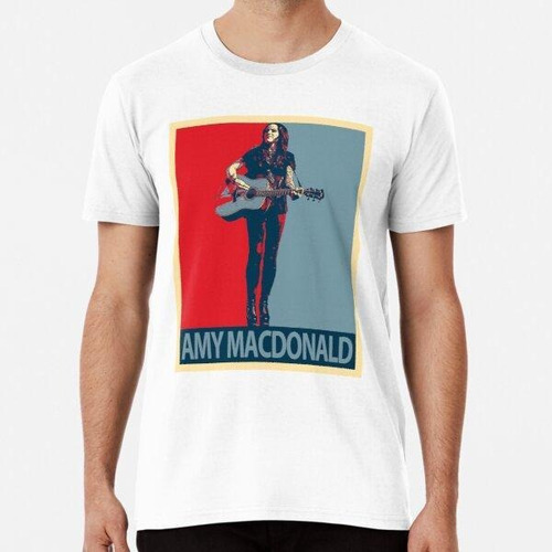 Remera Amy Macdonald Clásico Algodon Premium