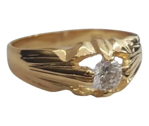 Mercado libre anillos online de oro para hombre