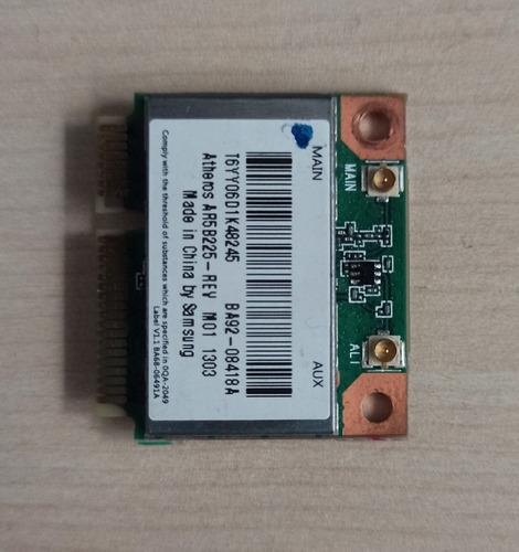 Tarjeta Wifi Para Portátil Interna Atheros Mini Pci-e