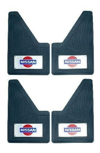 Set Lodera Flexible Nissan Pick Up Americana Con Placa Logo 