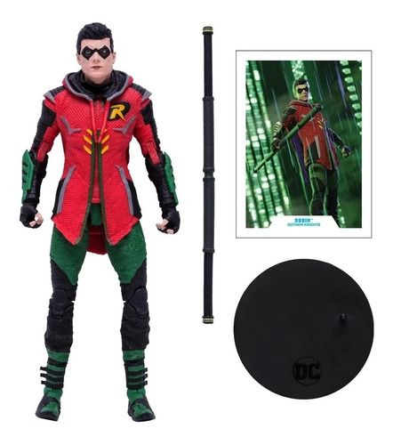 Figura Mcfarlane Dc Gaming Gotham Knights - Robin 7 Inch