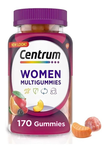 Centrum Women Multigummies Mujer  170 Gomitas  Multimineral 