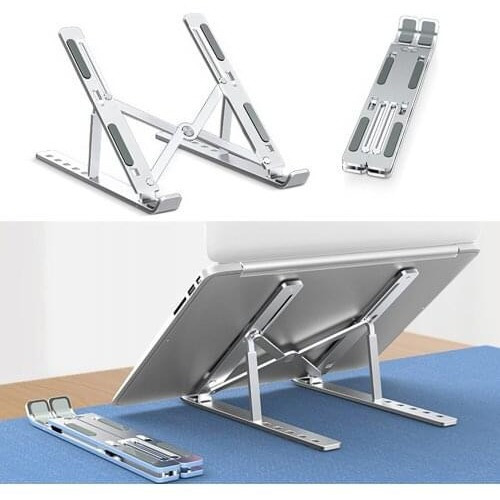 Soporte Portátil Plegable De Aluminio Para Laptop Y Tablet