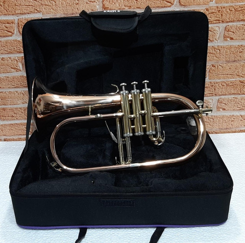 Flugelhorn Sib Eagle Flg507 Laqueado Com Estojo + Bocal