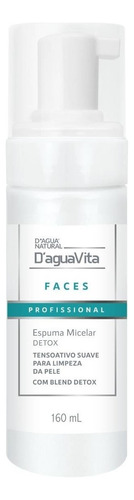 Espuma Micelar Facial Detox Faces 180ml D'agua Natural