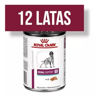 12 Latas Renal Support E Royal Canin 385g