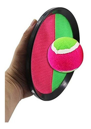 Imagen 5 de 10 de Juego De Playa Lanza Y Atrapa Con Abrojo Catch Ball