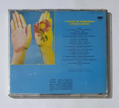 Cd Cyndi Lauper - A Night To Remember - 1989 - Raro!