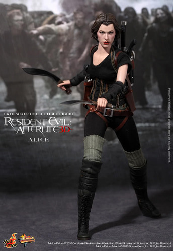 Alice Resident Evil 4 Hot Toys 1/6 Milla Jovich Mms139 (Usado)