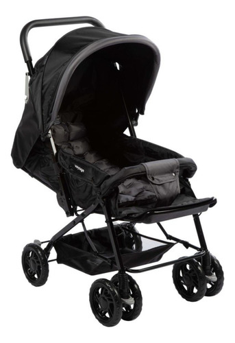 Carrinho De Bebê Passeio 0-15kg Preto Luck - Voyage