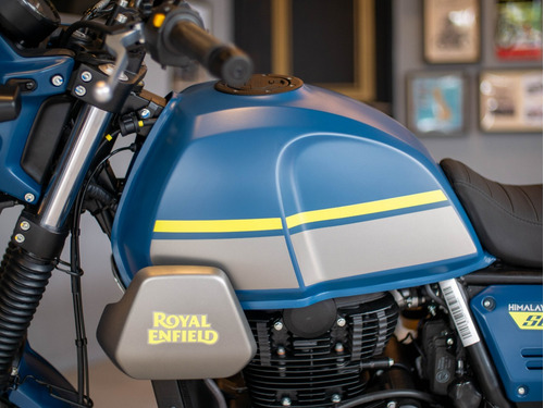 Imagen 11 de 25 de Royal Enfield Scram 411 Himalayan Skyline Blue Entrega Ya