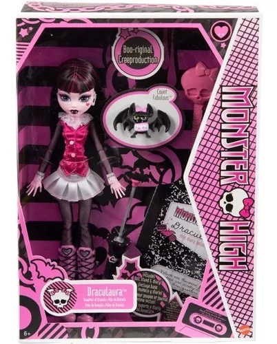 Boneca Monster High Draculaura Morcego Colecionador