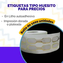 Comprar Etiquetas Autoadhesivas Tipo Huesito Para Precios