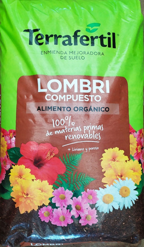 Terrafertil Lombri Compuesto 50lts Humus