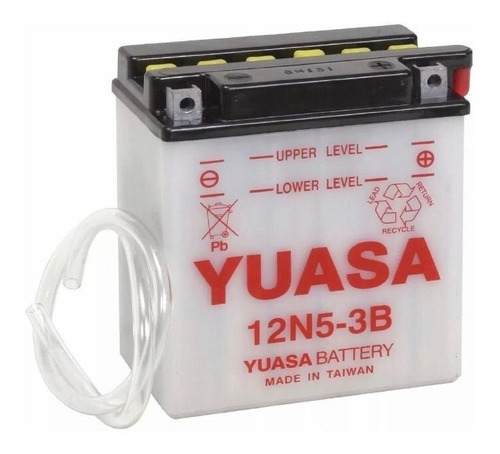 Batería Moto Yuasa Bb5lb/12n5-3b -wave Smash Ybr 125 Fz