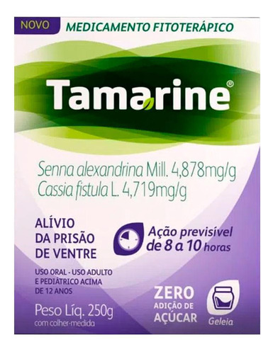 Tamarine Geleia 250g Zero Acucar