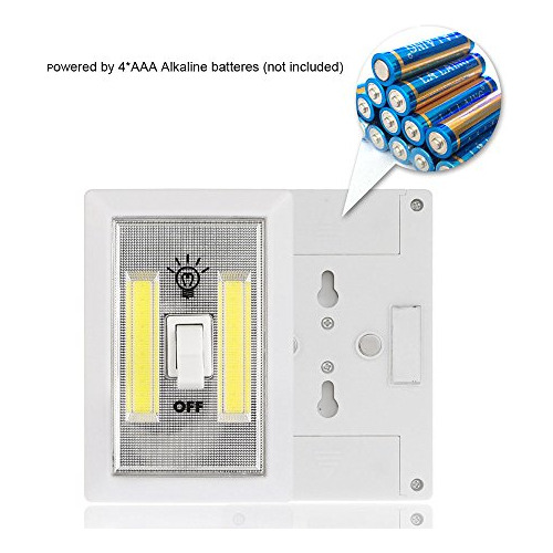 Luz Nocturna Led Cob, Interruptor De Luz Inalámbrico Q...