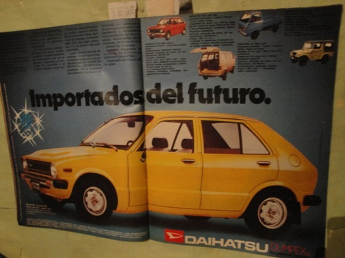 Publicidad Daihatsu Charade Xte Año 1979