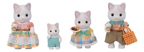 Calico Critters Gatos Latte Cat Café Sylvanian Ternurines204