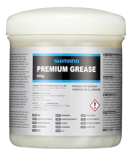 Grasa Para Bicicleta Shimano Premium Grease 500gr Rodamiento