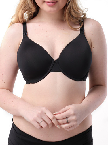 Sujetador Liso De Talla Grande Para Mujer, Cierre Frontal De