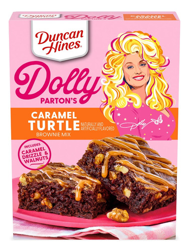 Duncan Hines Dolly Parton'spastel Caramel Brawnie 432gr(5pz)