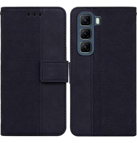 Carcasa Abatible For Infinix Hot 50 5g Cartera Geométrica