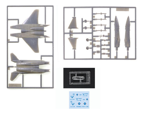 Modelos De Aviones De Combate Ensamblados En 4d 1/144, Juego