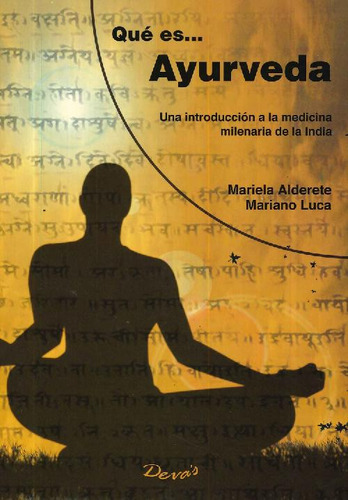 Libro Que Es Ayurveda De Mariela Alderete