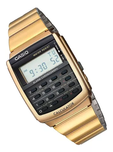 Casio CA-506G - reloj, incluye calculadora, Dorado Tenerife Canarias