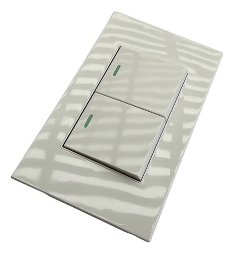 Interruptor B Doble Sobrepuesto Blanco (sec) Certificado