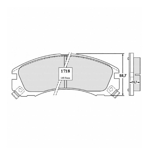 Pastillas Freno Mitsubishi Pajero Io 1.8 1998 Sohc 4g93 H76w