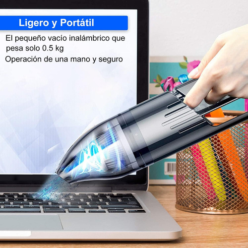 Mini Aspirador De Mano Inalámbrico Portátil Fuerte Succión
