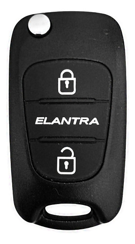 Carcasa Llave Hy15r Flip 3 Botones Para Hyundai Elantra