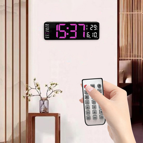. Reloj De Pared Digital Reloj Montado En La Pared For Sala