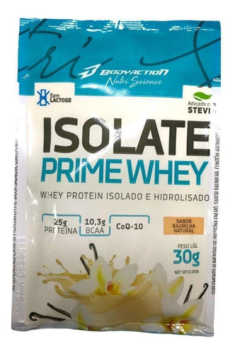 Isolate Prime Whey (sachê 30g) - Sabor: Baunilha