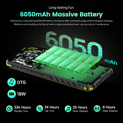 Celular Ulefone Armor X31 Dual Sim Teléfono Resistente Android 14 6.56 6+6gb Ram 128gb Rom Cámara Nocturna Nfc Ir Blaster Smartphone Versión Global