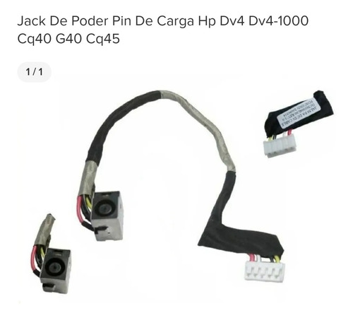 Jack Carga Hp Dv4 / Compaq Cq40 Cq50