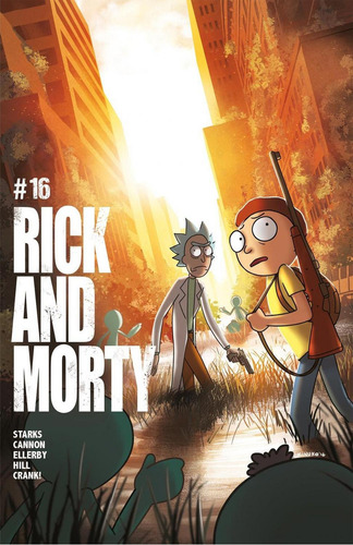 Rick And Morty 16b, De Justin Roiland, Dan Harmon, Kyle Starks, Marc Ellerby., Vol. 1. Editorial Kamite, Tapa Pasta Blanda, Edición 1 En Inglés, 2019
