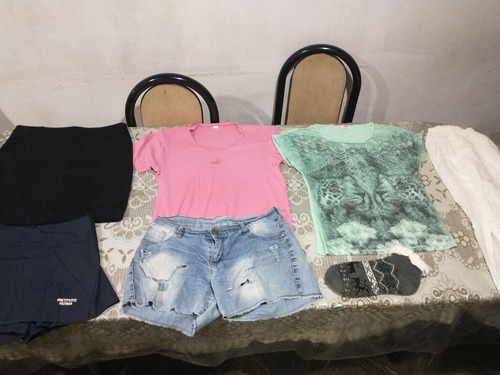 Lote De Ropa Ideal Feria Americana 57 Prendas Blanco (Usado)