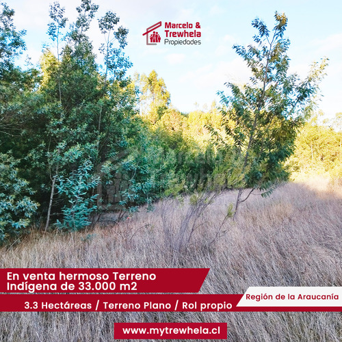 En Venta Hermoso Terreno Indigena De 33.000 M2 / Sector Hual