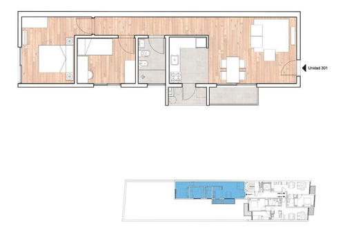 Imagen 6 de 6 de Apartamento -nuevo!! Apartamento 2 Dormitorios Contrafrente, En Av Agraciada Prox San Martín
