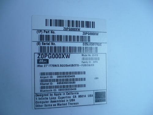 Imagen 8 de 9 de Caja Carton De iMac 27 Original Usada Solo Caja 10