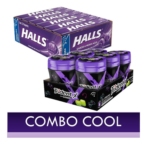 Combo Cool Fresh Trident + Halls