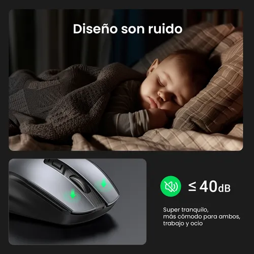 Combo Teclado Y Mouse Ugreen Inalambrico 2.4 Ghz