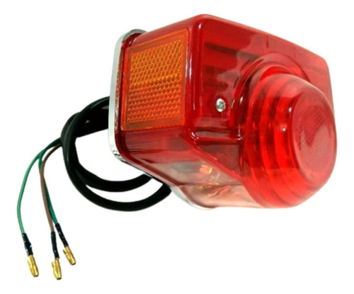 Lanterna Traseira Modelo Original Completa Vermelha Cg 125