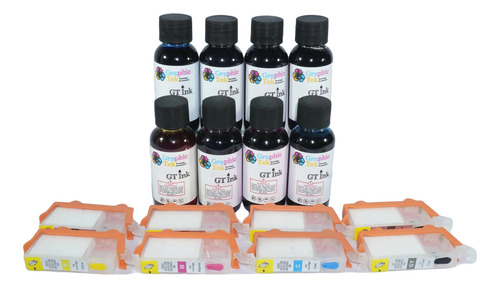 Cartuchos Rellenables Compatible Canon Cli 65 Para Pro 200